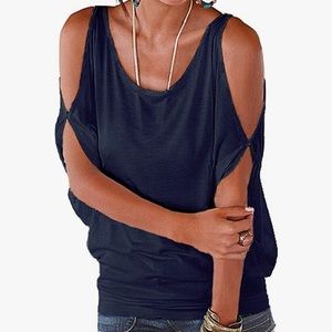 3/$15 💰Women’s brand new Cold shoulder summer blouse